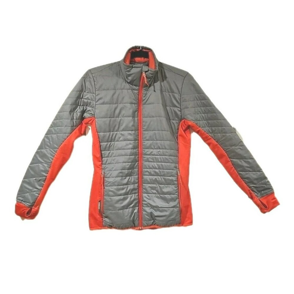 Women's ICEBREAKER MERINO Wool Outdoor Padded Jacket Coat Full Zip Size M